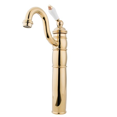 Kingston Brass Vessel Sink Faucet, Polished Brass KB1422PL
